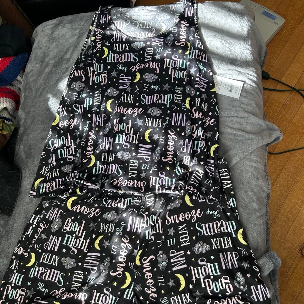 joyspun pajama set size large new with tags